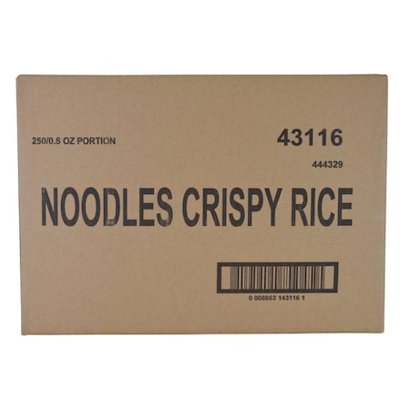 Sugar Foods Noodle Crispy Rice .5 oz., PK250 43116